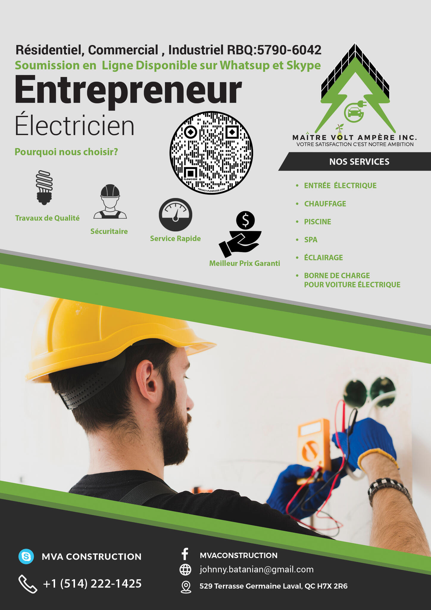 Profil chantier